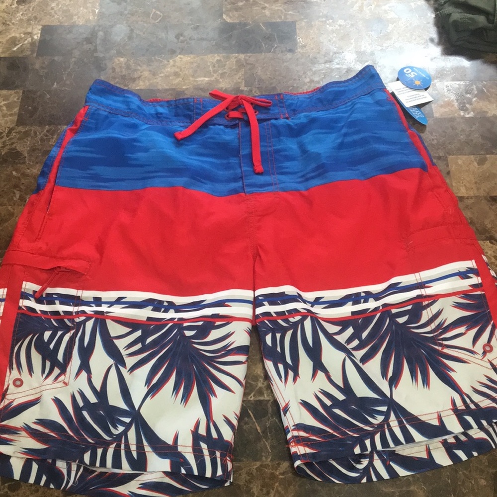 NWT WAVE ZONE Swim short Lsz with UPF 50